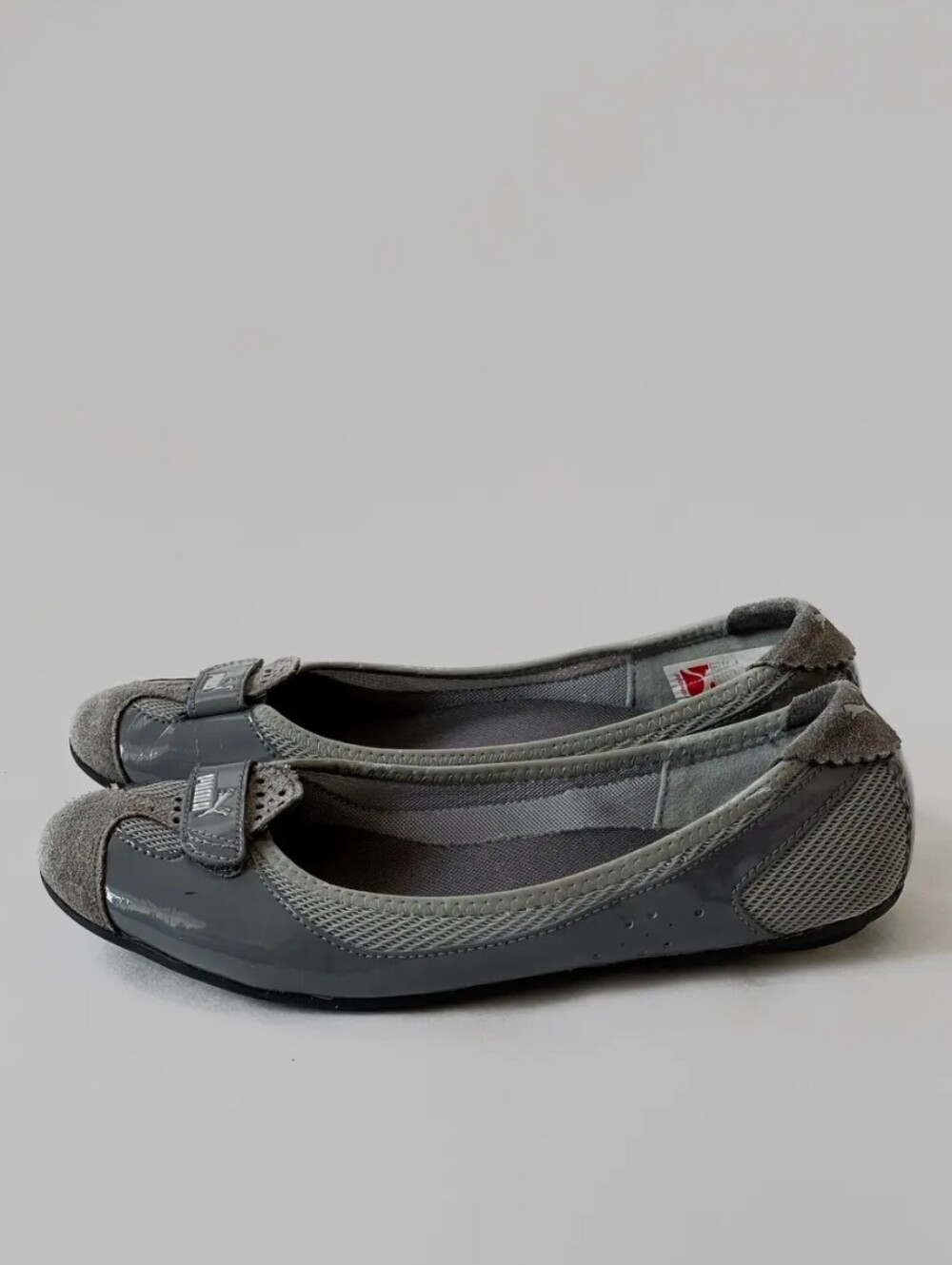 Puma Gray Women's Slip-On Ballet Flats